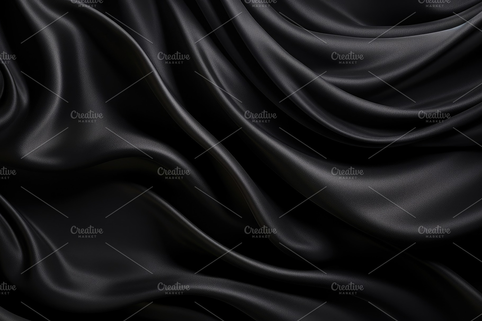 Closeup of rippled black silk fabric, a Photo by Iftikhar Alam