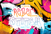Rebel Stitch - Graffiti Font, a Font by PutraCetol Studio (Thumbnail 1 of 11)