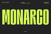 Monarco Condensed, a Sans Serif Font by A.Budianto (Thumbnail 1 of 9)
