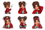 Quirky Girl New Year 2026 Clipart, an Illustration by SinaCreation (Thumbnail 3 of 11)