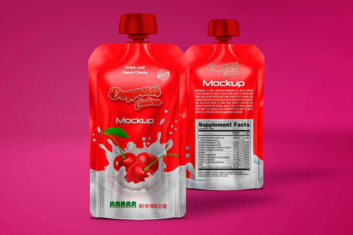 Doypack Mockup 2, a Packaging Mockup by rogeriomarcos (Photo 7 of 9)