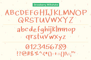 Strawberry Milkshake Font, a Sans Serif Font by Quirky Queen Media (Thumbnail 6 of 6)