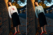 Golden Hour Muse Sweatshirt Mockup, a Hoody Mockup by Goodies.Buro (Thumbnail 2 of 2)