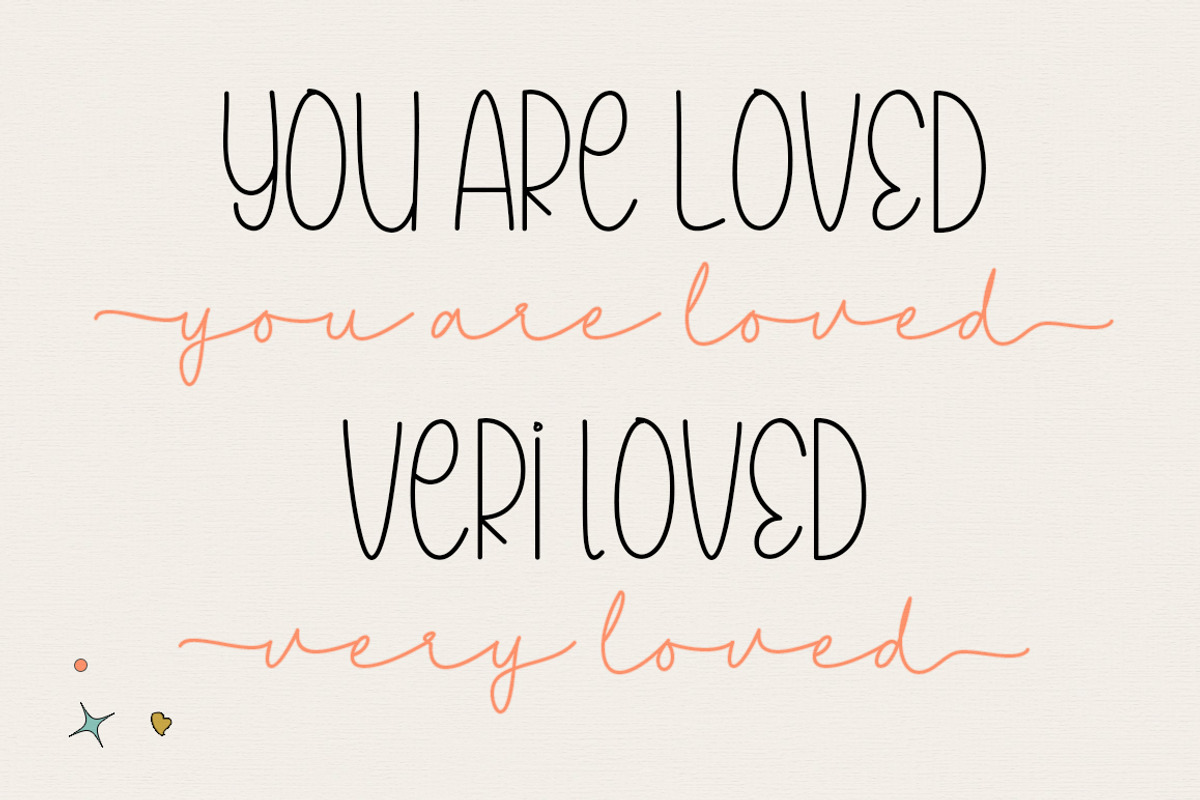 Alphabet Mono Duo, a Script Font by Soft Creative (Photo 8 of 11)