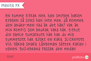 Manita Px, a Script Font by Letradora (Thumbnail 3 of 5)