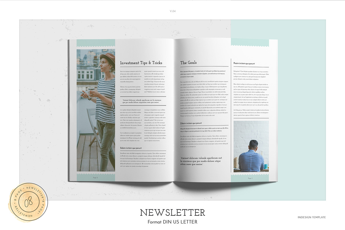 Newsletter, a Brochure Template by ThemeDevisers (Photo 2 of 5)