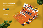 Rock Concert - Gift Voucher, a Print Template by VUNIRA (Thumbnail 1 of 3)