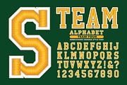 Embroidered Sports Vector Alphabet, an Object Graphic by Mysterylab Designs (Thumbnail 15 of 16)