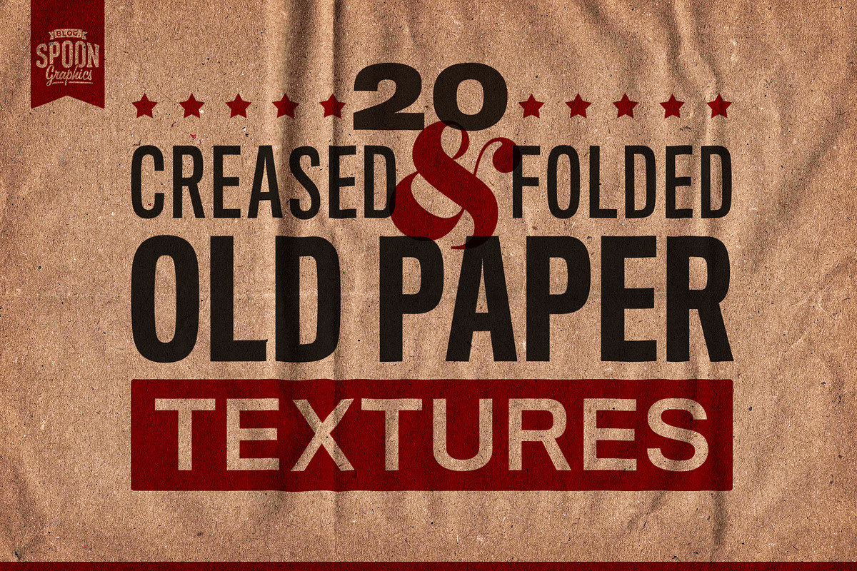 20 Old Paper Textures, a Texture Graphic by Spoon Graphics (Photo 1 of 3)