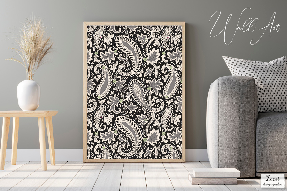 Olivia Paisley Pattern & Motifs, a Pattern Graphic by Zeesi Design Garden (Photo 10 of 11)