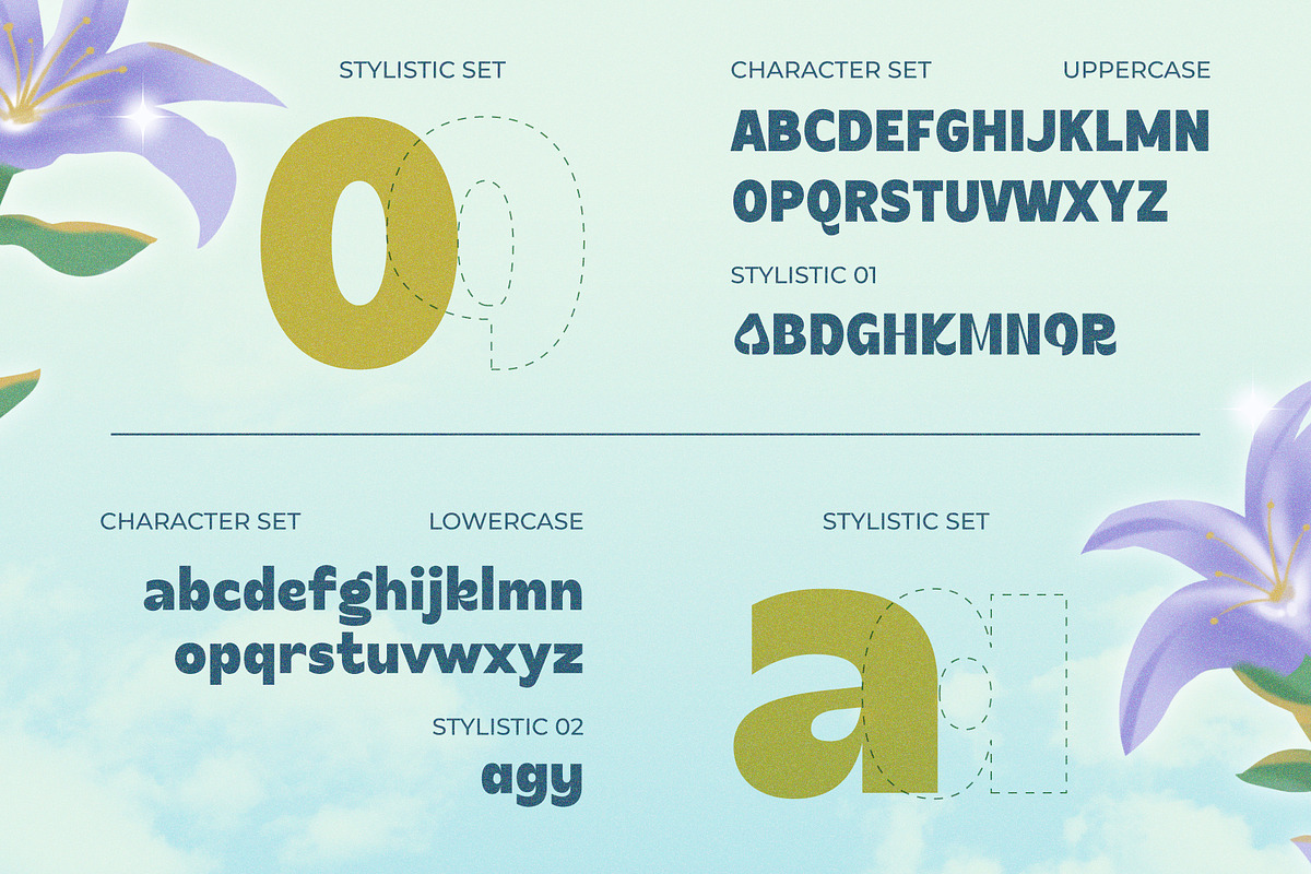 Rukia - Modern Sans Serif Font, a Sans Serif Font by Drizy (Photo 3 of 10)