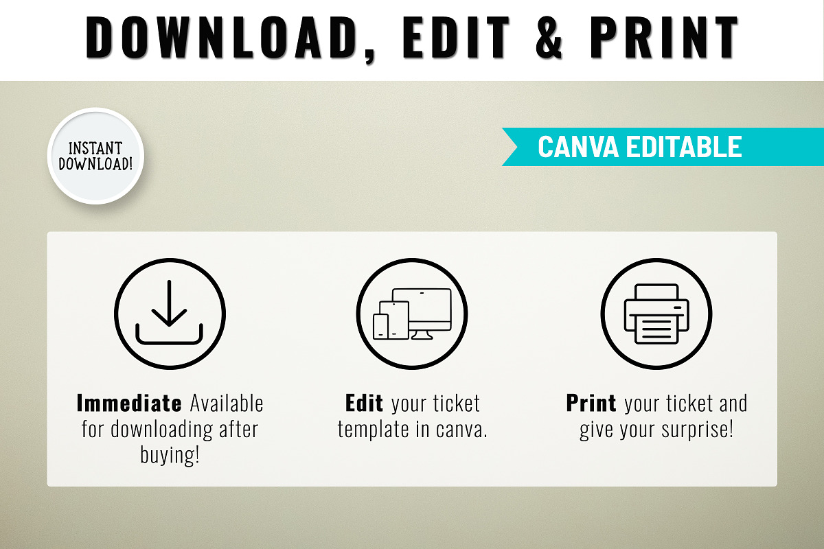 Editable Boarding Pass Ticket Design, a Templates & Theme by Snapybiz (Photo 9 of 10)