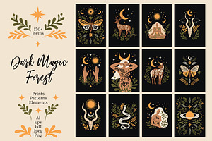 "Dark Magic Forest" Graphics Set
