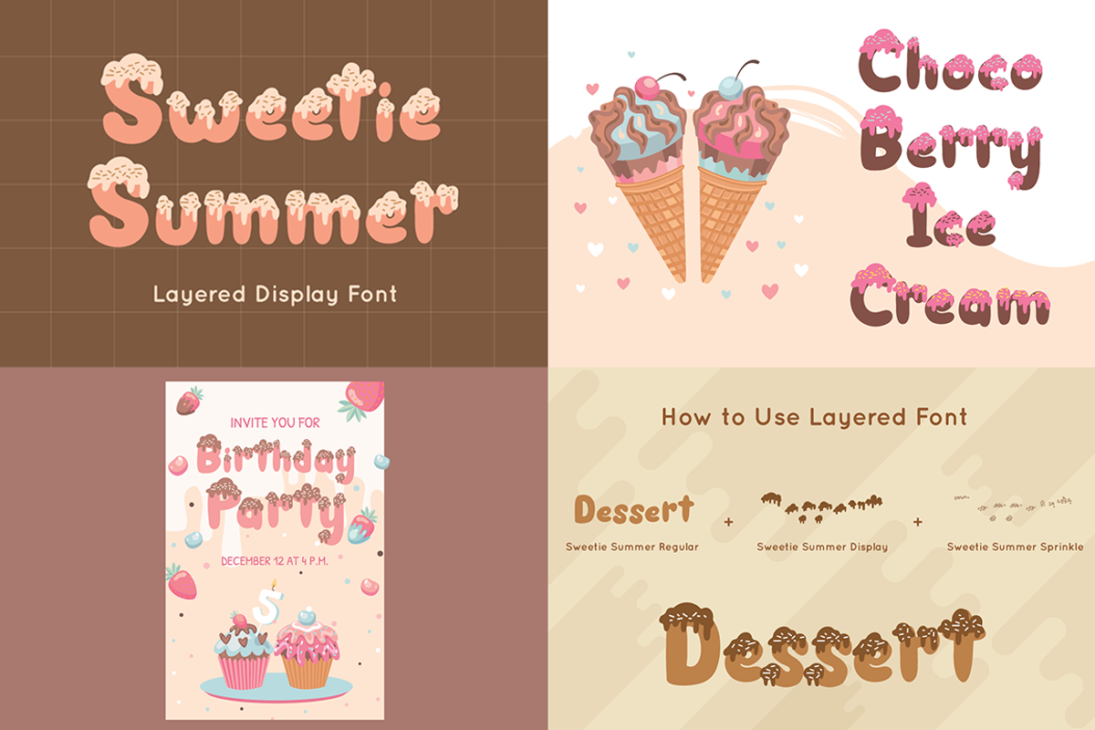 The Summer Vibes Font Bundles, a Sans Serif Font by Attype (Photo 9 of 16)