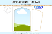 Junk Journal Canva Frame Template, a Marketing Template by Ink Gallery (Thumbnail 1 of 3)