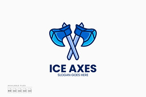 Ice Axes Logo, a Branding & Logo Template by Zeer Graphic