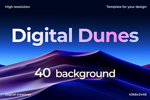 Digital Dunes Background Set