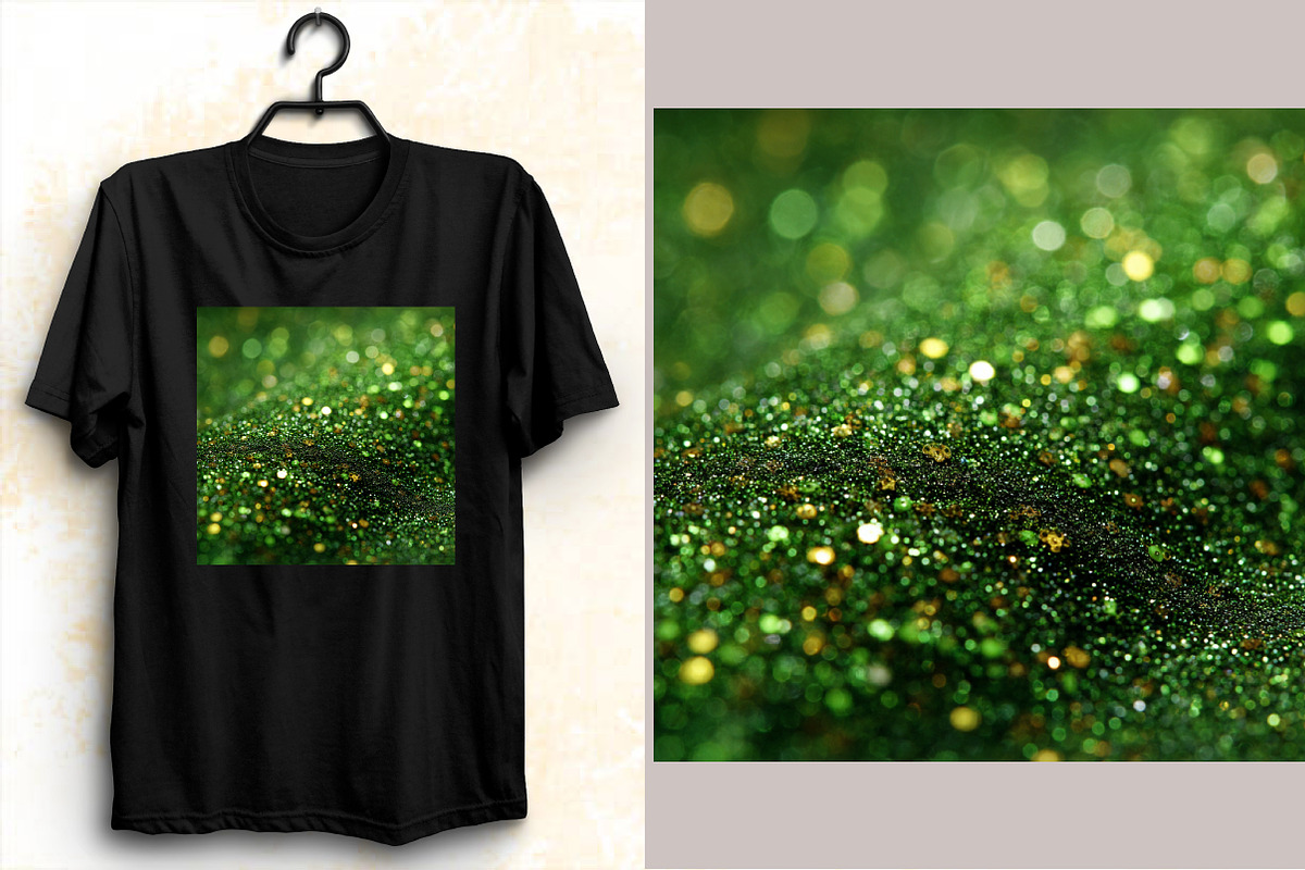Green Glitter Dust St Patricks Backd, a Pattern Graphic by SVGArt (Photo 6 of 8)
