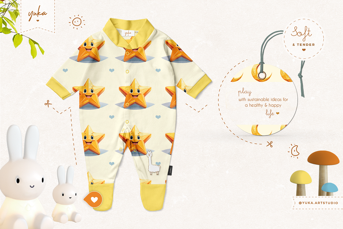 The House of Moon & Sun, a Decorative Illustration by Yuka Baby (Photo 6 of 9)