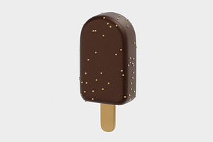 Ice Cream 01, an Object 3D Model by fahad121