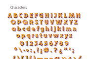 Layered font set 3D Bulb lamp, a Sans Serif Font by popskraft (Thumbnail 8 of 16)