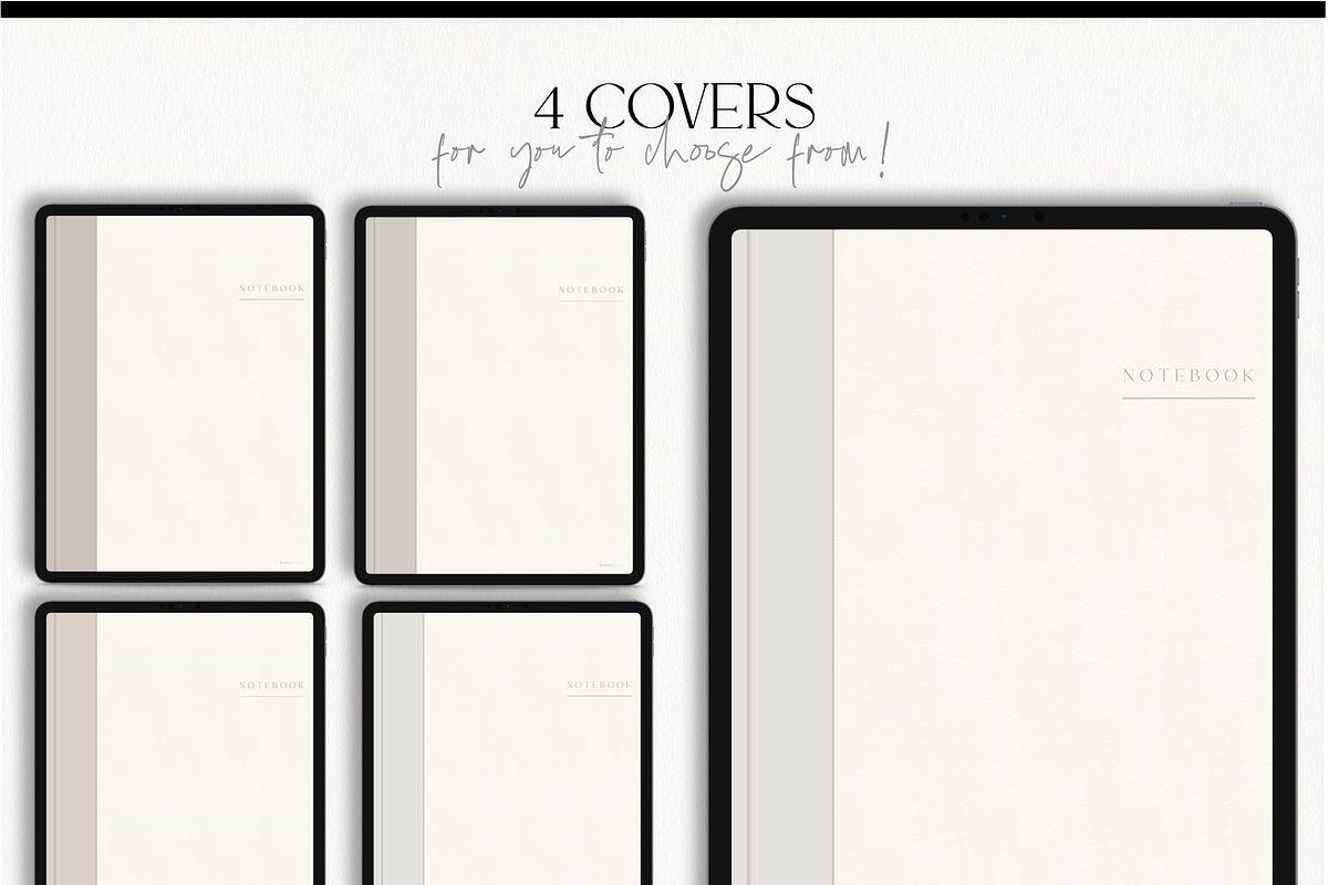 Digital Paper Texture Notebook, a Stationery Template by MainichiDesign (Photo 10 of 10)