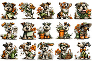 Whimsical Spring Dog Clipart, an Illustration by OK Design (Thumbnail 3 of 6)