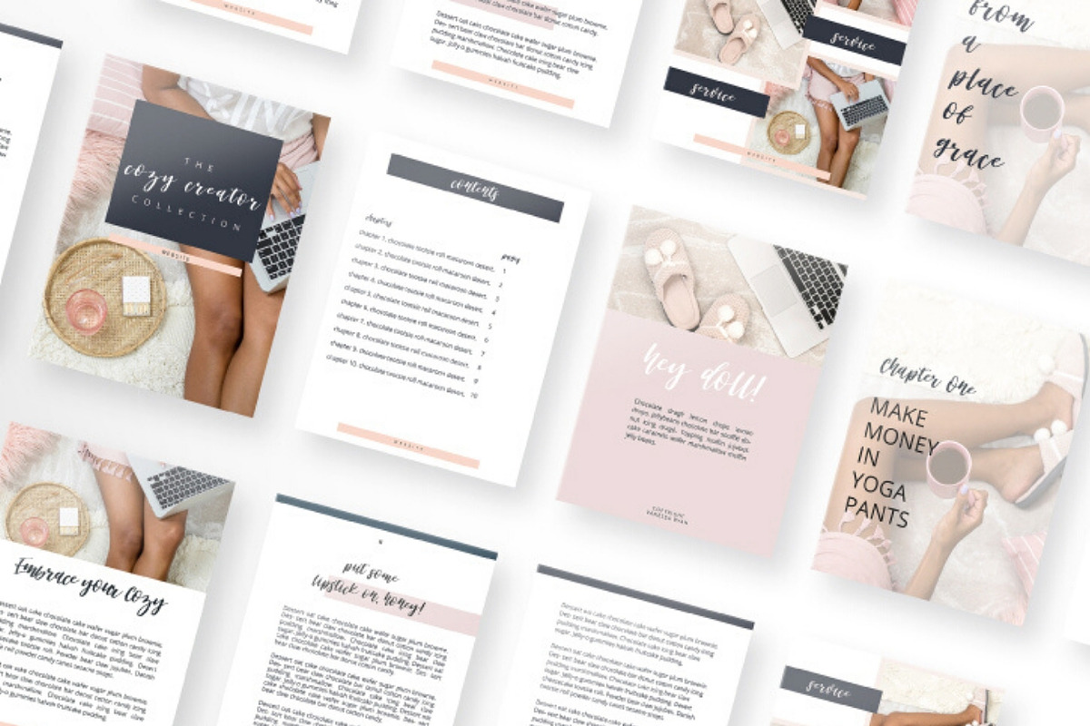 Cozy Creator Workbook Canva or Adobe, an Email Template by VanessaRyan.co (Photo 2 of 2)