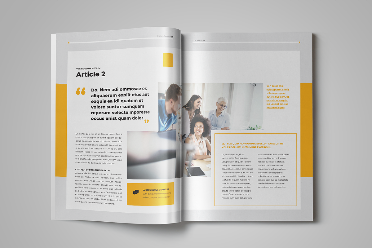 Employee Training Manual Template, a Brochure Template by StockInDesign (Photo 9 of 10)