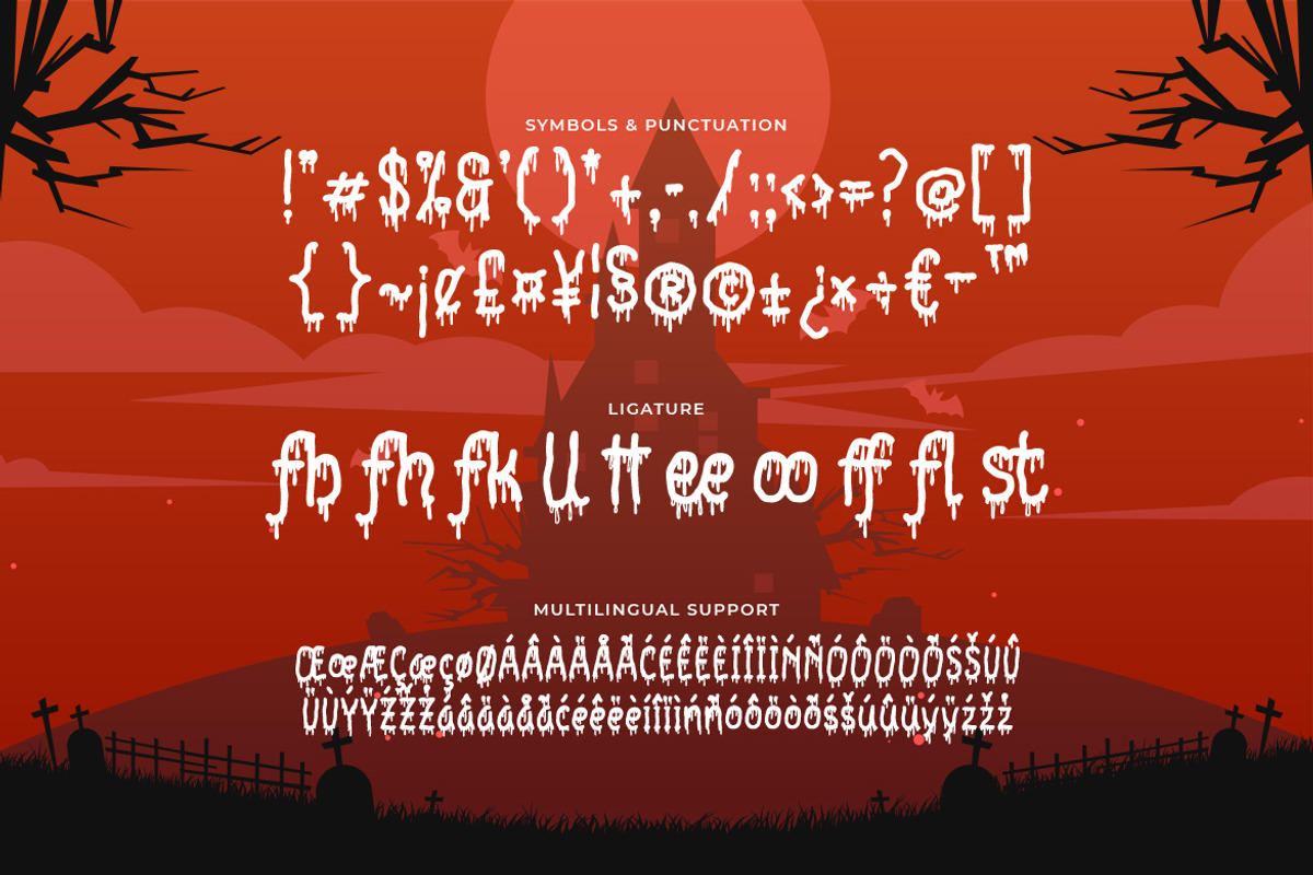 Bloodlust - Halloween Font, a Handwritten Font by Typefactoryco (Photo 3 of 8)