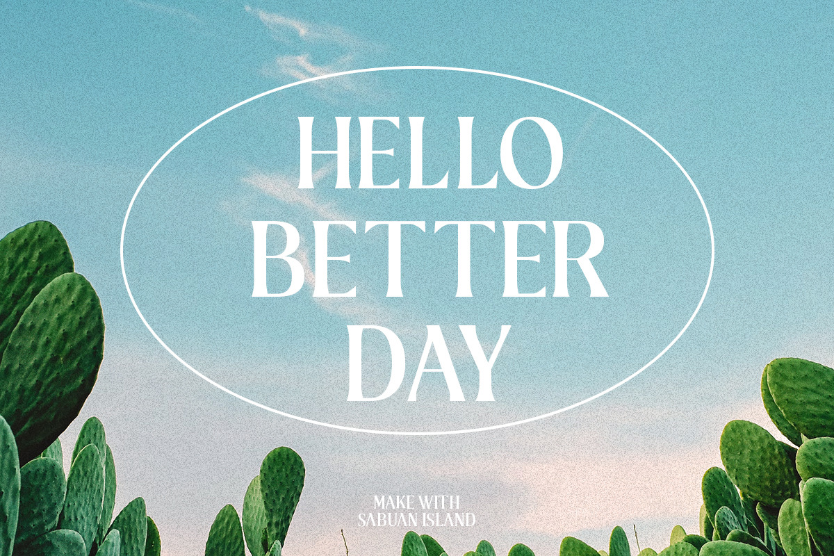 Sabuan Island Display Font, a Serif Font by Yukita Creative (Photo 6 of 10)