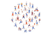 Vector People 200+ Bundle, a Person Illustration by Vector_Art (Thumbnail 16 of 28)