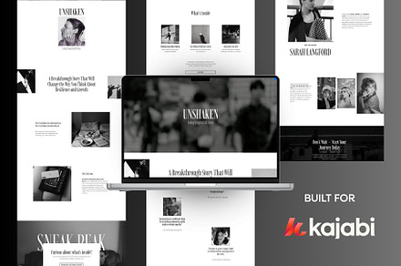 Brooklyn Kajabi Sales Page Template, a Landing Page Template by Odd Creatives