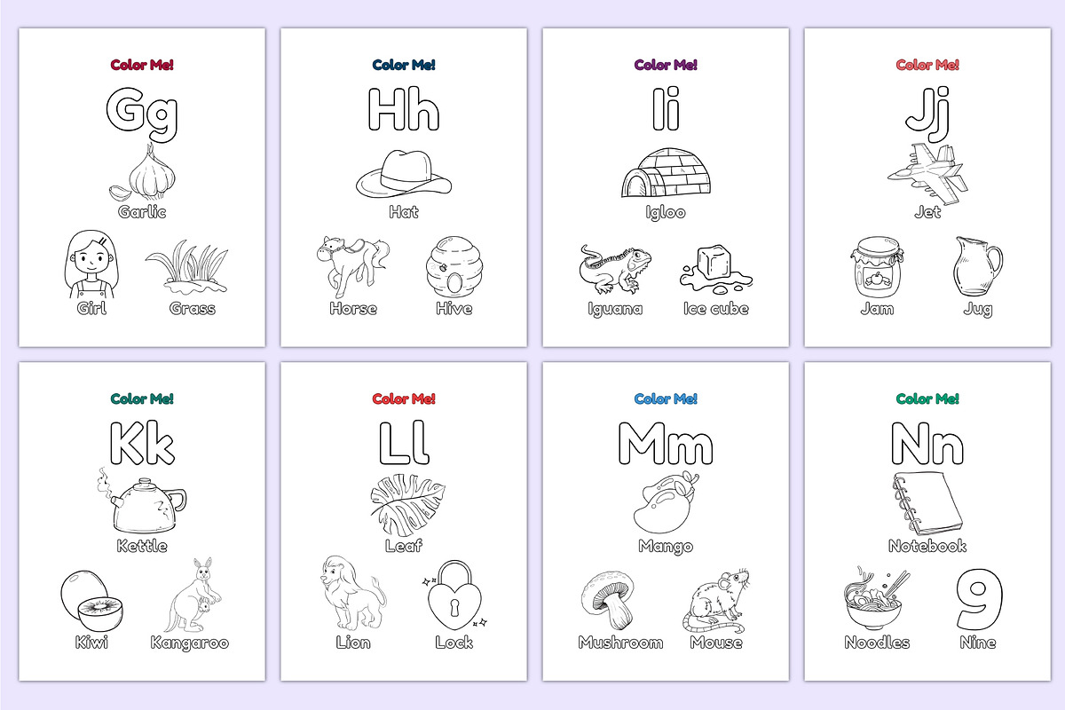Coloring Book For Kids Canva Kdp, a Stationery Template by Mustafiz (Photo 3 of 7)