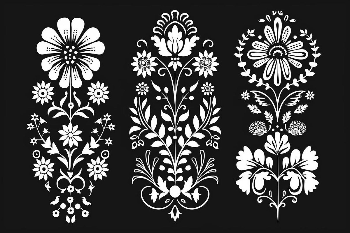 Floral Vine Laser Cut Bundle, an Object Graphic by hafijul (Photo 9 of 10)