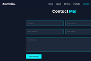 Modern Portfolio Website, a Landing Page Template by StevenIMANZI (Thumbnail 3 of 6)