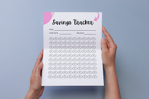 Savings Tracker Printable