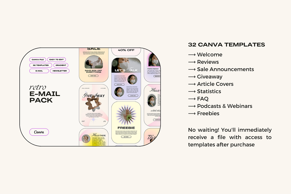 Retro Bundle, a Social Media Template by marmaries (Photo 15 of 19)