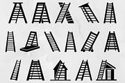 Ladder Silhouette SVG, an Object Illustration by newminddesign (Thumbnail 1 of 5)
