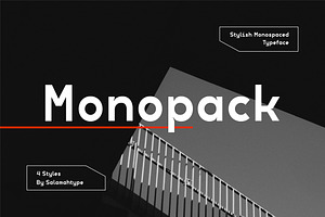 Monopack - Stylish Monospaced Font