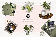 That Girl Clipart Bundle, a Healthcare Illustration by Parinaz Wadia Design (Thumbnail 9 of 10)