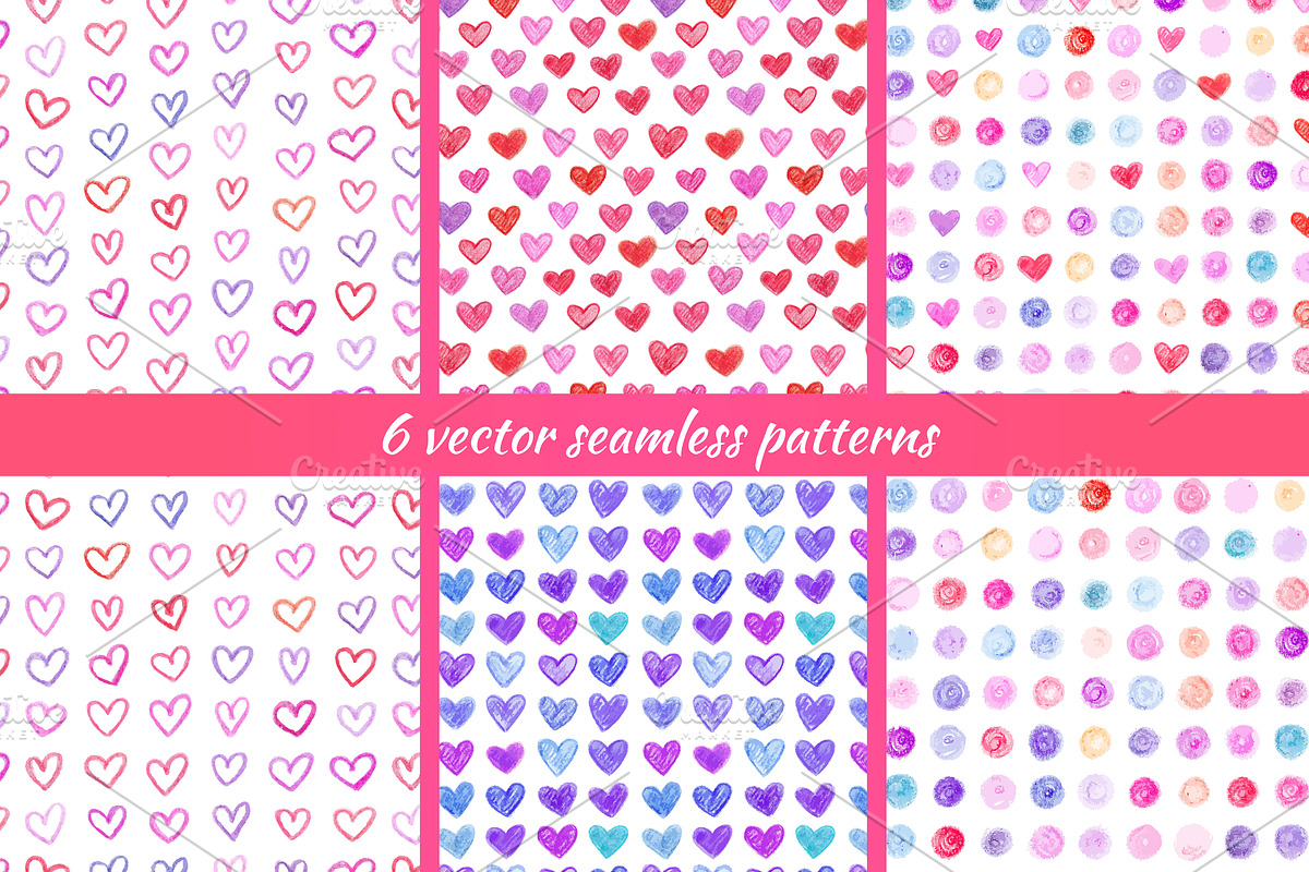 Valentine's day disign elements, a Texture Graphic by Margo Miller (Photo 2 of 5)