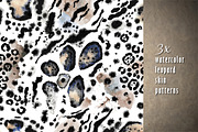 Watercolor Leopard Skin Patterns, a Pattern Graphic by StabuLaRasa illustration (Thumbnail 1 of 7)
