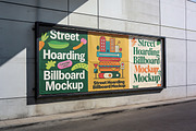 Street Hoarding Billboard Mockup, an Advertising Mockup by Pitchlook.Studio (Thumbnail 3 of 4)