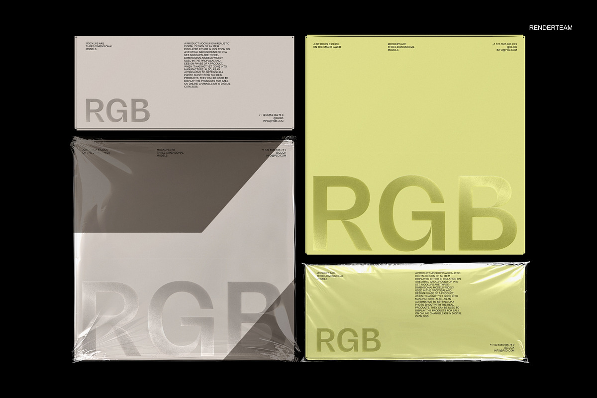 Brand Identity Mockup Set, a Product Mockup by Renderteam (Photo 14 of 15)