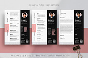 Resume Template | DOCX, PSD, INDD, a Resume Template by BrochuresFactory (Thumbnail 2 of 5)