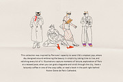 Cats in Paris Illustrations, an Object Illustration by Volga_Store (Thumbnail 3 of 8)