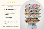 Maximalist Floral Seamless Patterns, a Pattern Graphic by Ninterints (Thumbnail 3 of 10)