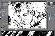 INK. 41+ Clip Studio inking brushes, a Brush Add-On by Eldar Zakirov's (Thumbnail 11 of 17)