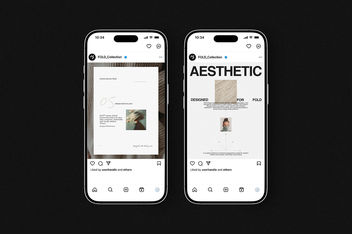 FOLD | Social Media Kit (II), a Social Media Template by Pixel Grid (Photo 9 of 10)